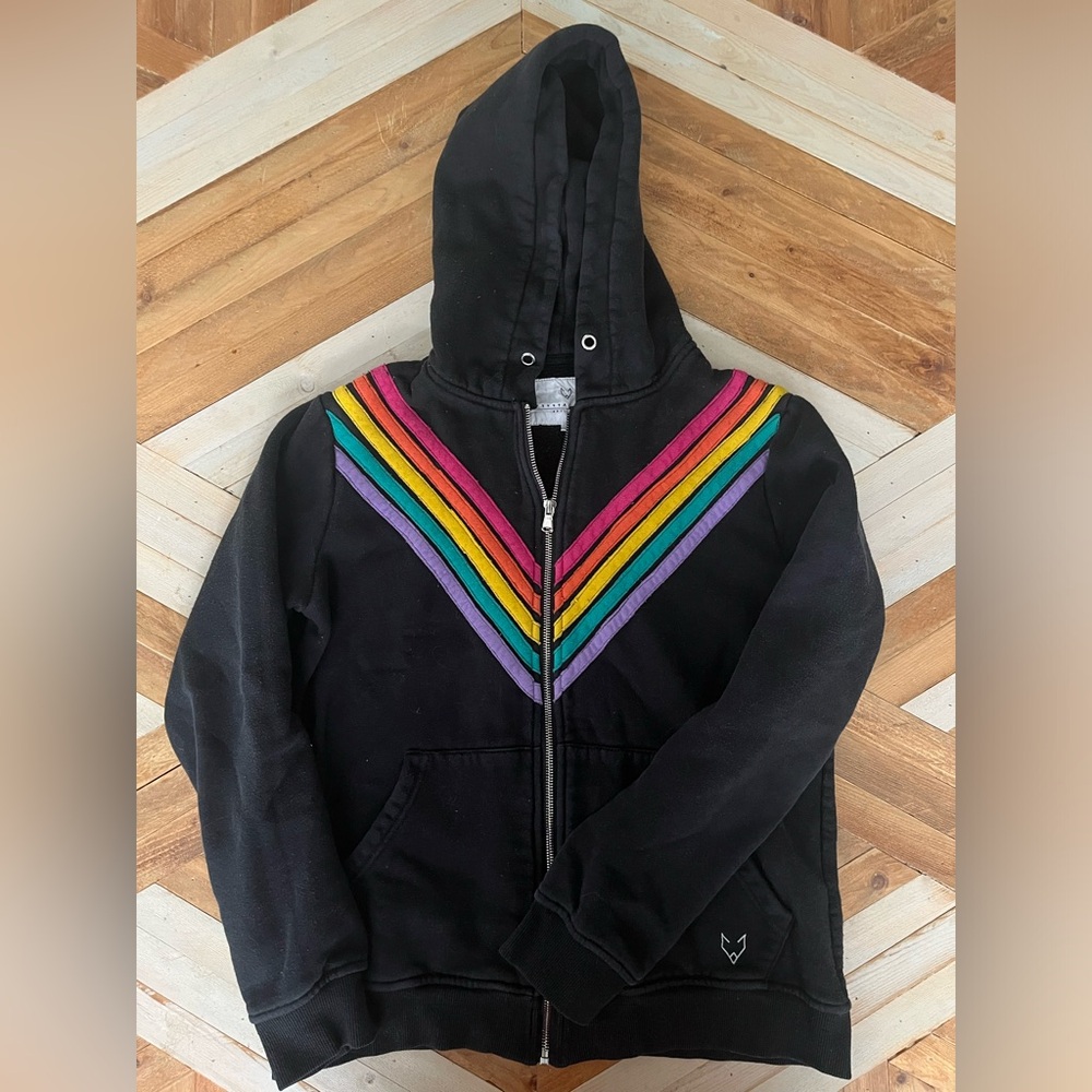 Joey Graceffa (Crystal Wolf) Black and Rainbow Hoodie